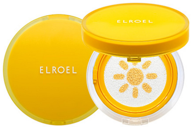 엘로엘 팡팡 옐로우 선쿠션 플러스 SPF 50+PA++++, 15g, 1개