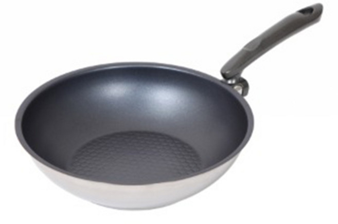 알텐바흐 인덕션 올클래드 바닥 5중 스텐웍팬, 24cm, 1개