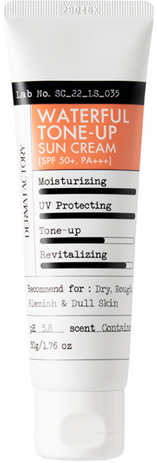더마팩토리 워터풀 톤업 선크림 SPF50+ PA+++, 50g, 1개