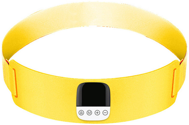 씨앤케어 EMS 저주파 마사지 벨트, CP2205M, 옐로우