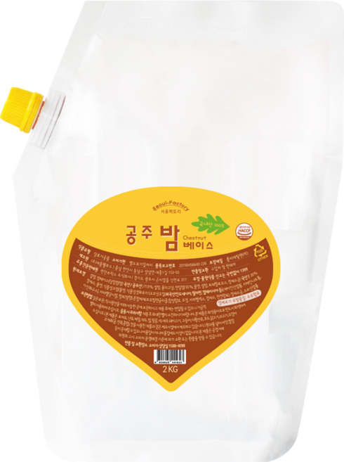 서울팩토리 공주 밤 베이스, 2kg, 1개