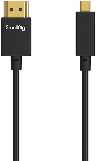 스몰리그 울트라 슬림 4K HDMI 케이블 D to A 타입 55cm, 1개, 3043B