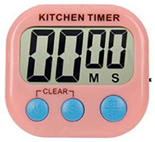 GUNU 요리조리 마그네틱 주방 타이머, 핑크, 1개