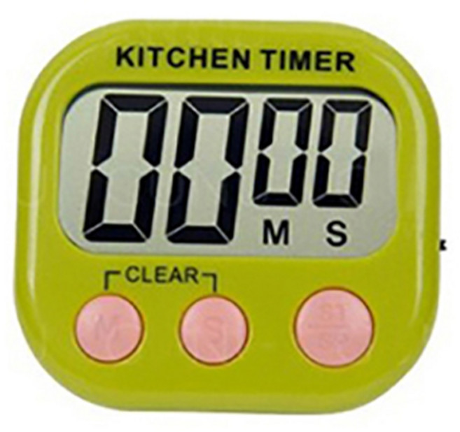 GUNU 요리조리 마그네틱 주방 타이머, 그린, 1개