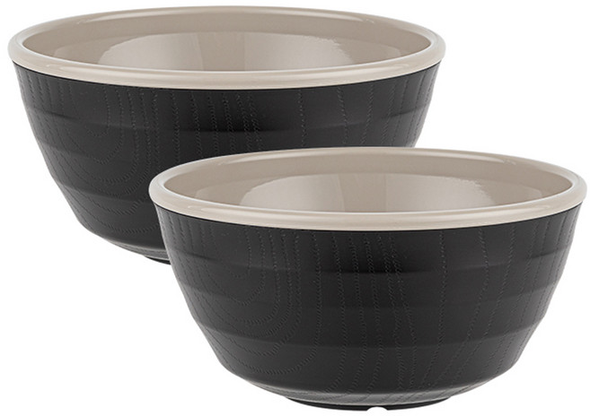 이지앤프리 한끼면기 기능성 우동기 라면그릇, 그레이, 2개