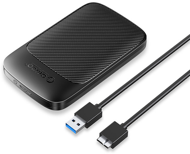 오리코 SSD HDD 외장 하드 케이스 USB3.0 132.9 x 80 x 17 mm, 2020U3-V1, 1개