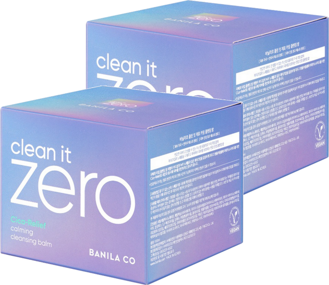 BANILA CO 芭妮蘭 台灣公司貨 ZERO 零感肌瞬淨卸妝霜 積雪草舒敏, 100ml, 2件