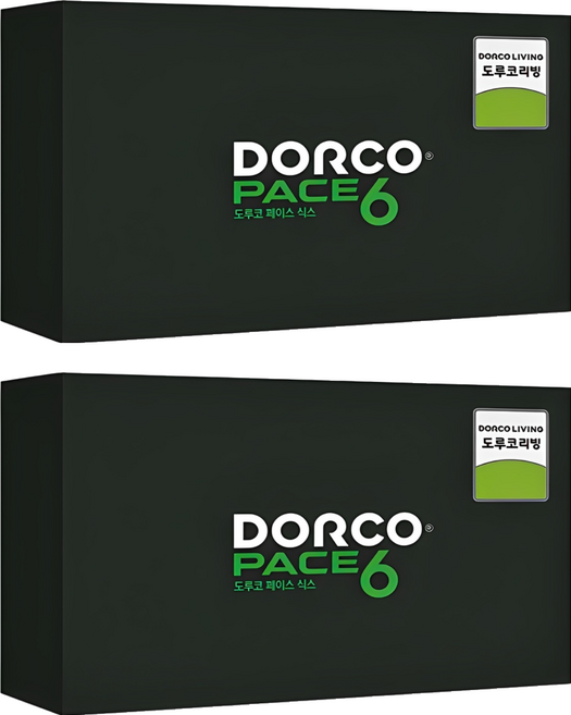 도루코 페이스 식스 면도날, 12개입, 2개