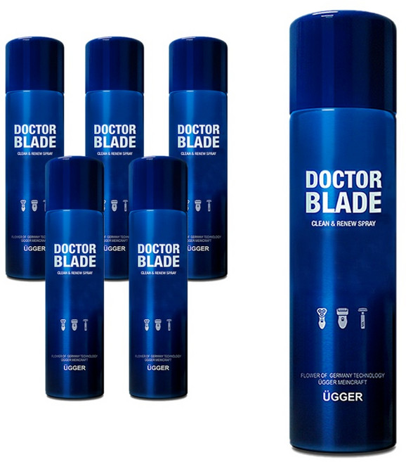 위거 닥터블레이드 면도기 세정제, 1개입, 6개