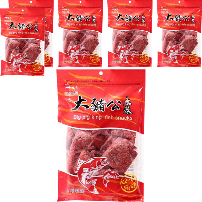 Chiao-E 巧益 大豬公魚卷, 200g, 6包