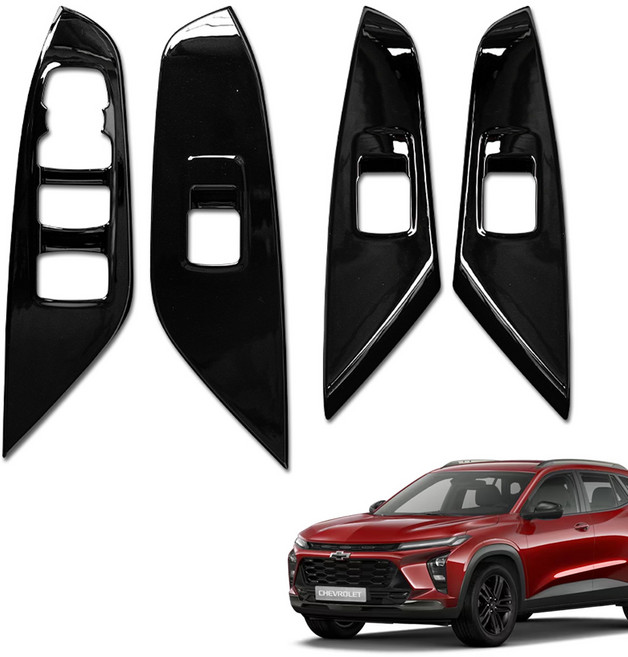 트랙스 크로스오버 튜닝 몰딩 C-TC2307-03, 블랙, 윈도우 스위치