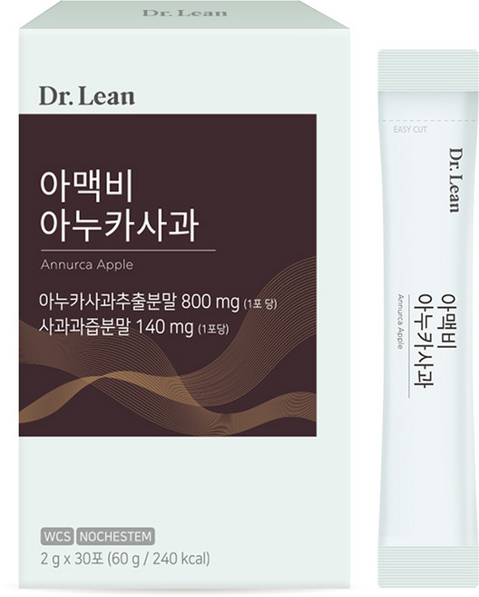 닥터린 아맥비 아누카사과 30p, 60g, 1개