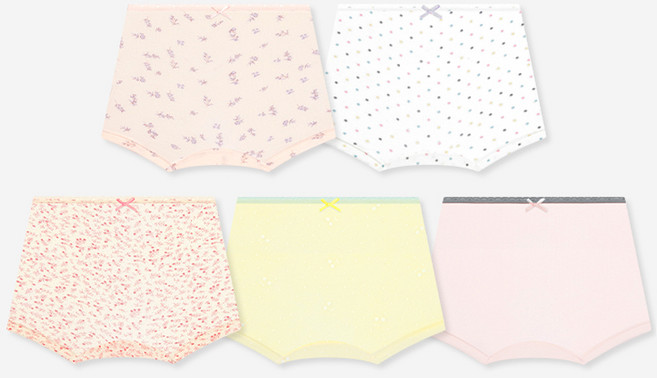 유니프랜드 주니어 여아용 플로어 드로즈 5종 세트