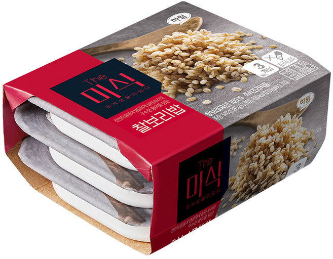 더미식 찰보리밥, 180g, 3개