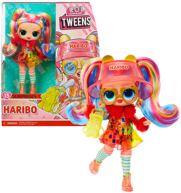 L.O.L Surprise 驚喜寶貝蛋 Mini Sweet x 哈瑞寶 雙人公仔, 1個