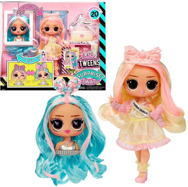 L.O.L Surprise 驚喜寶貝蛋 Twins Surprise Swap時尚娃娃Winnie公仔, 1個