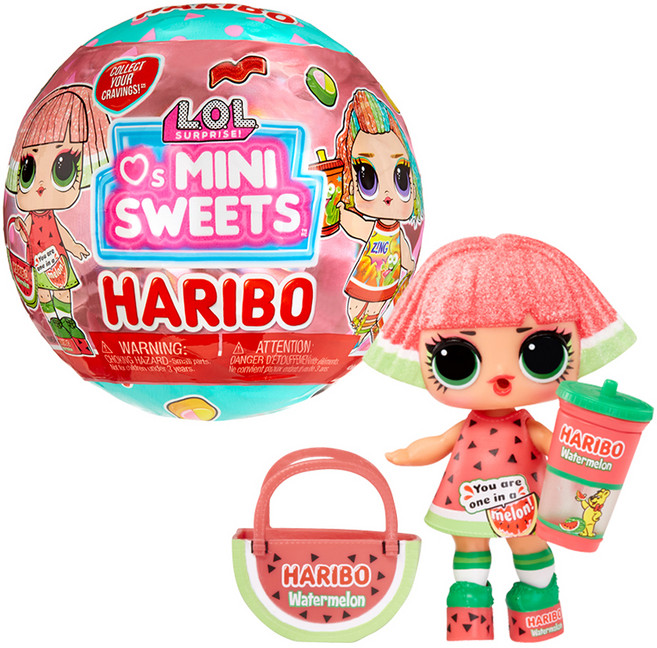 L.O.L Surprise 驚喜寶貝蛋 Mini Sweet Haribo 綜合隨機公仔, 1個
