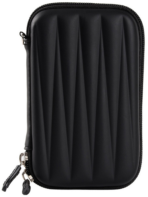 오리코 외장하드 충격방지 파우치 블랙, PHL-25, 1개