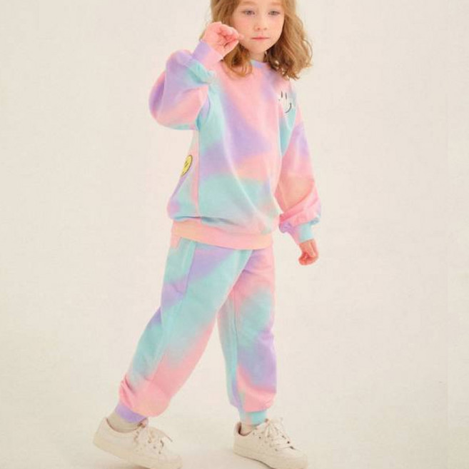 젤리스푼 아동용 타이다이 조이풀 상하복 세트