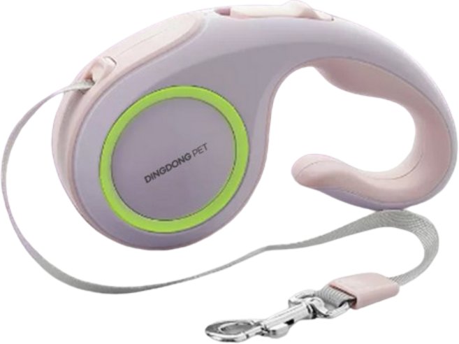 딩동펫 강아지 베러댄 꼬임방지 자동 리드줄, 스카치 라벤더, 1개