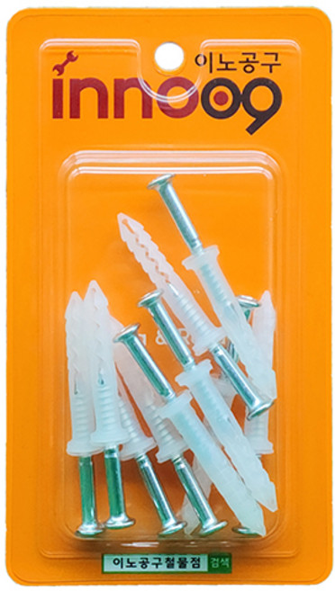 이노공구 콘크리트 칼블럭 나사못 일체형 NIT-606 10p, 1개