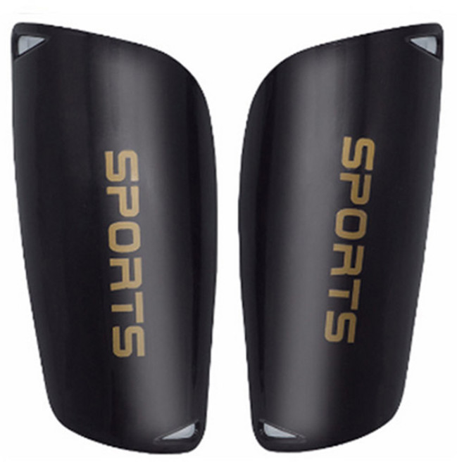 마켓플랜 스포츠용품 축구 정강이 보호대 신가드 세트, 블랙, 1세트