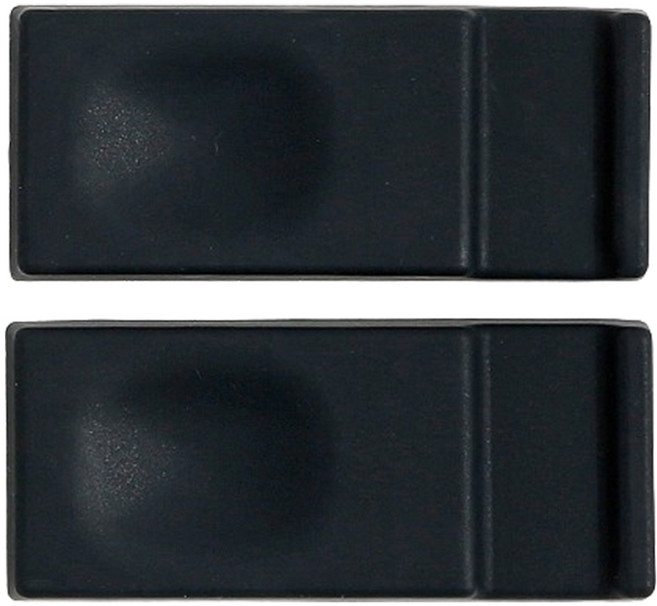 모다키친 나봄 서포트 수저받침, 블랙, 2개