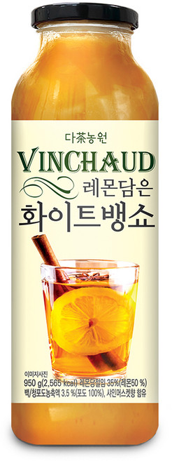 다농원 레몬담은 화이트 뱅쇼 액상차, 950g, 1개입, 1개