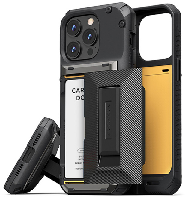 베루스 카드 4장 수납 거치대 담다글라이드 하이브리드 그루브 휴대폰 케이스