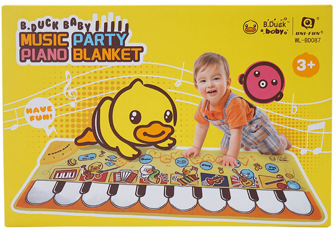 비앤씨 비덕 피아노 패드 완구, 혼합색상, 1개