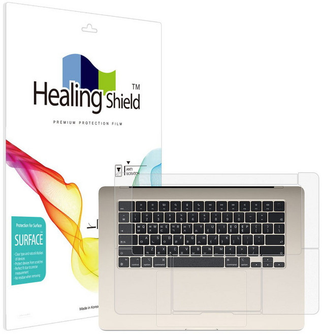 Healing Shield 霧面掌託觸控板保護膜 2p 組, 1套