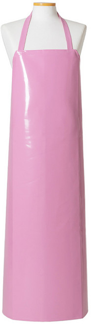 로사홈 양면코팅 고급 롱 방수 앞치마, 핑크, 1개
