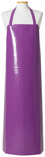 로사홈 양면코팅 고급 롱 방수 앞치마, 보라, 1개