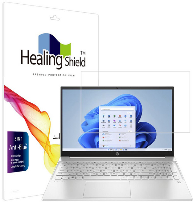 힐링쉴드 HP 파빌리온 15-eh3016AU 블루라이트차단 액정보호필름, 1세트