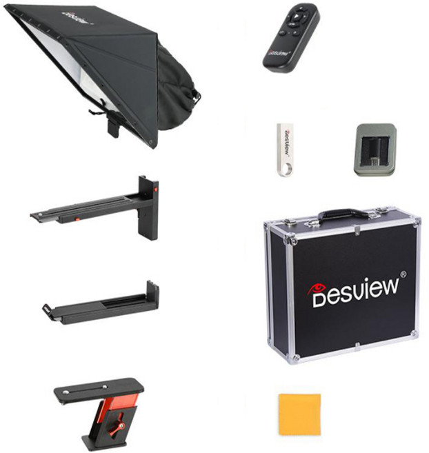 데스뷰 텔레프롬프터 스마트폰 아이패드 태블릿 거치대 430 x 350 x 360 mm, TP170, 1개