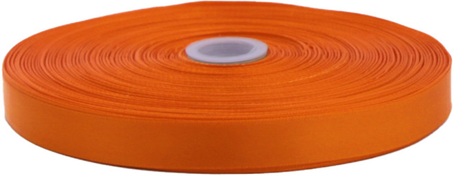 아이엔피 고밀도 공단 리본 10mm, 오렌지(A069), 90m, 1개