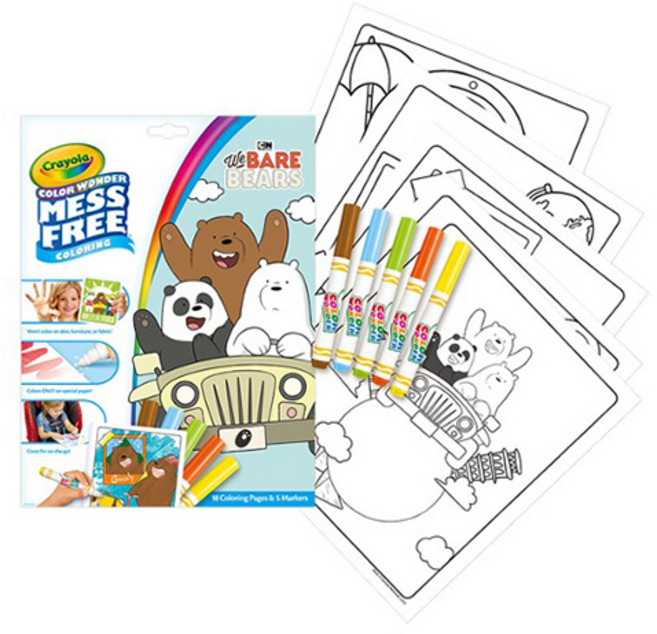 크레욜라 메스프리 위베어 베어스 칼라마카 세트, 5색, 1세트