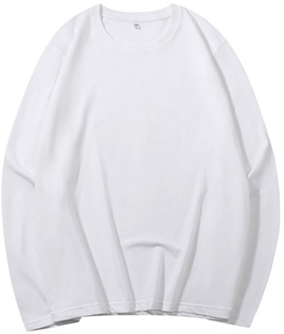 남성용 패션플로우 심플 기본디자인 매일 입는 기본템 빅사이즈 긴팔 티셔츠