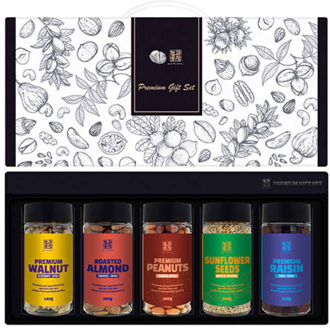 견과공장 프리미엄 견과류 5종 선물세트 스페셜 2호, 1세트