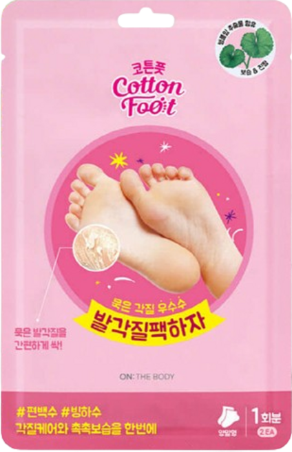 온더바디 코튼풋 발각질팩하자 풋 필링마스크, 1개입, 1개, 40ml