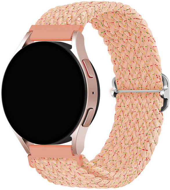 이츠라이프 갤럭시워치 브레이드 솔로루프 버클형 스트랩 20mm, 체리 핑크, 1개