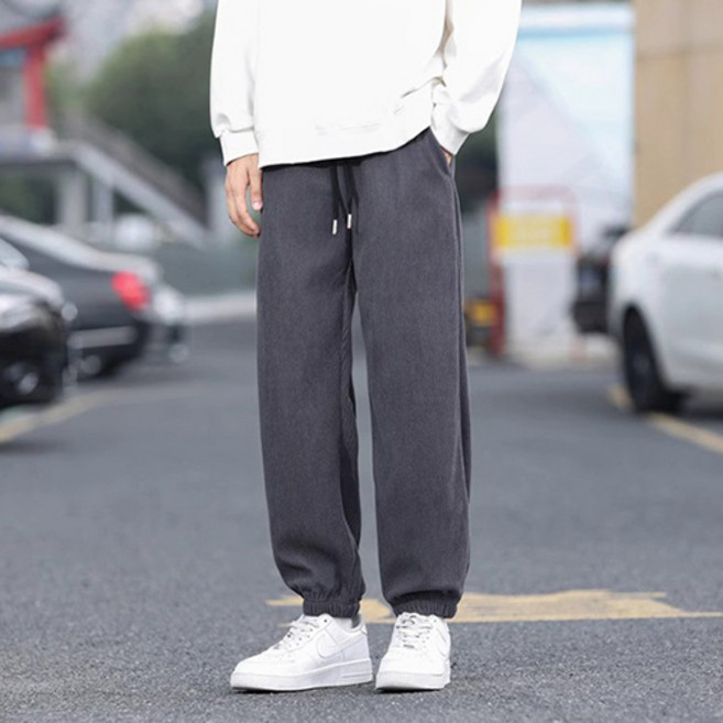 남성용 패션플로우 심플의 정석 코듀로이 조거팬츠