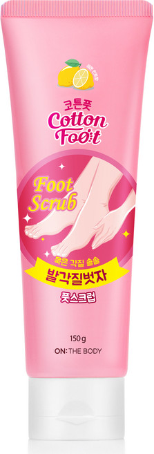 온더바디 코튼풋 발 각질벗자 풋스크럽, 1개입, 1개, 150g