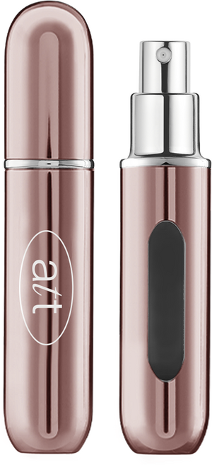 앳댓모먼트 펌핑식 휴대용 향수 공병 5ml, 1개, 유광 브라운