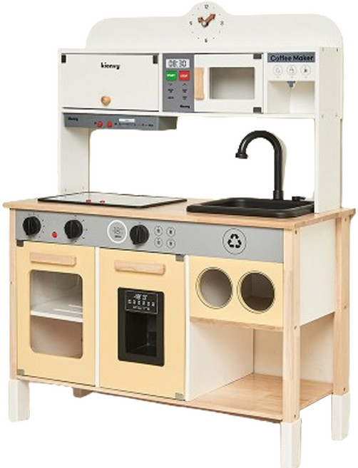 키엔비 마스터 플러스 우든 주방놀이 세트, 옐로우, 1세트