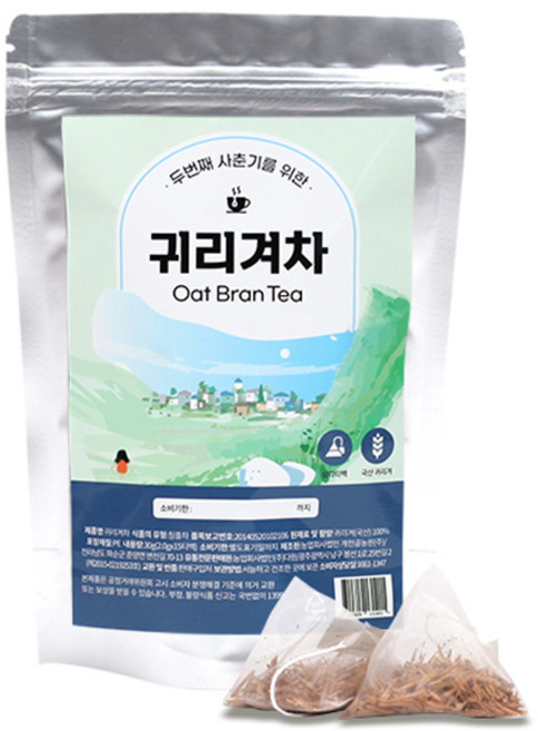 참건강마을 귀리겨차, 2g, 15개입, 1개