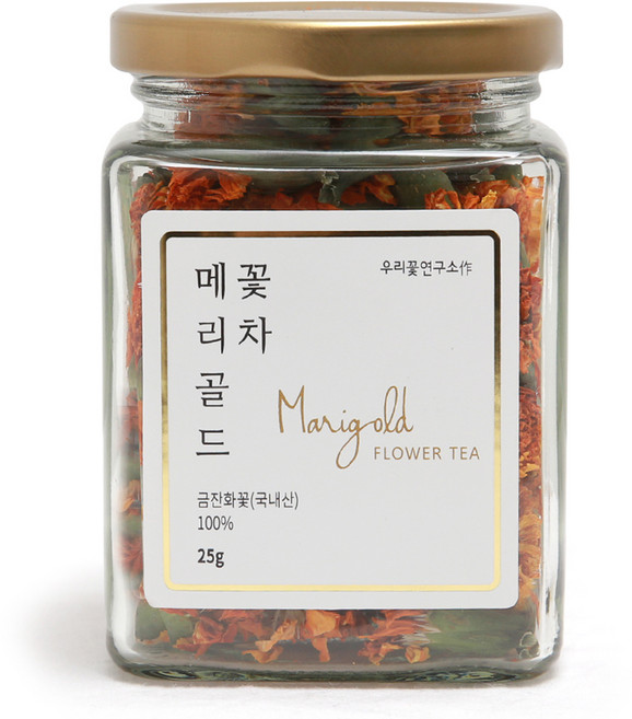 우리꽃연구소 메리골드 꽃차 라지, 25g, 1개, 1개입