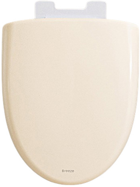 씨에스리빙 브리즈 솔리드 무소음 하부체결형 변기커버, 버터밀크, 1개
