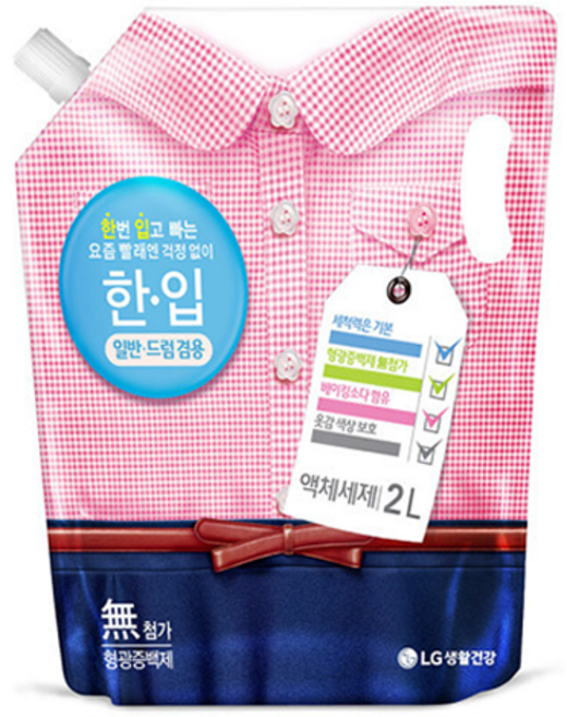 한입 액체세제 뉴 리필, 2L, 1개입, 1개