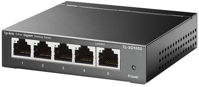 티피링크 5포트 기가비트 데스크톱 스위치, TL-SG105S, 1개